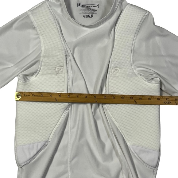 5.11 Tactical Mens XL Compression Shirt Stretch Holster Concealed Carry - Picture 6 of 8